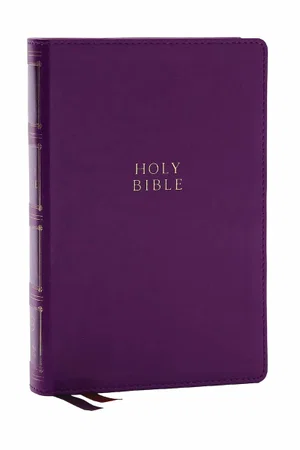 KJV Holy Bible: Compact Bible, Cross Reference, Purple Leathersoft, Indexed