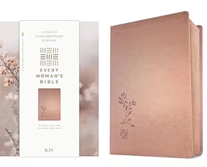 KJV Every Woman's Bible, Filament Enabled (Leatherlike, Rose Gold, Red Letter)