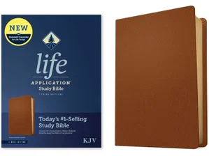 KJV Life Application Study Bible, Third Edition Genuine Leather, Brown,