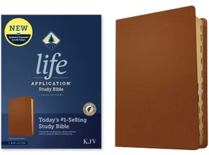 KJV Life Application Study Bible, Third Edition Genuine Leather, Brown, Indexed
