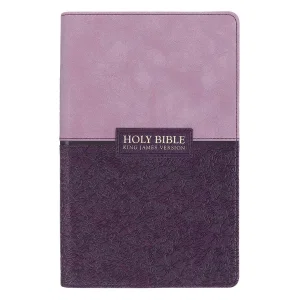 KJV Giant Print Faux Leather Purple Two-tone