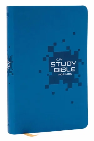 KJV Study Bible for Kids, Blue Leathersoft: The Premier Study Bible for Children