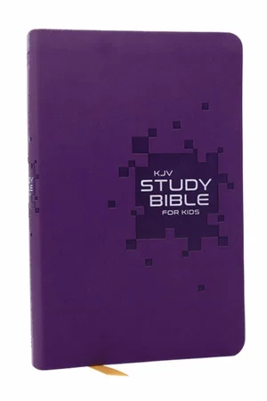 KJV Study Bible for Kids, Purple Leathersoft: Premier Study Bible for Children