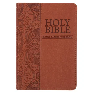 KJV Tan Faux Leather Pocket Bible