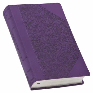 KJV Purple Faux Leather Giant Print Bible