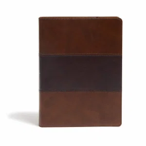 KJV Study Bible, Full-Colour, Saddle Brown Leathertouch, Indexed: Red Letter