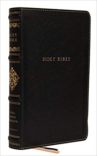 Image of KJV, Personal Size Reference Bible, Sovereign Collection, Genuine Leather, Black