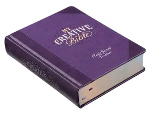 KJV Purple Quarter-bound Faux Leather Hardcover - A Journaling Bi- Disconti
