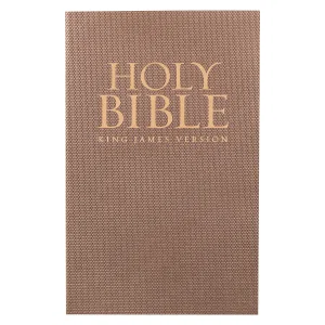 KJV Bible Gift & Award Faux Leather, Antique Gold