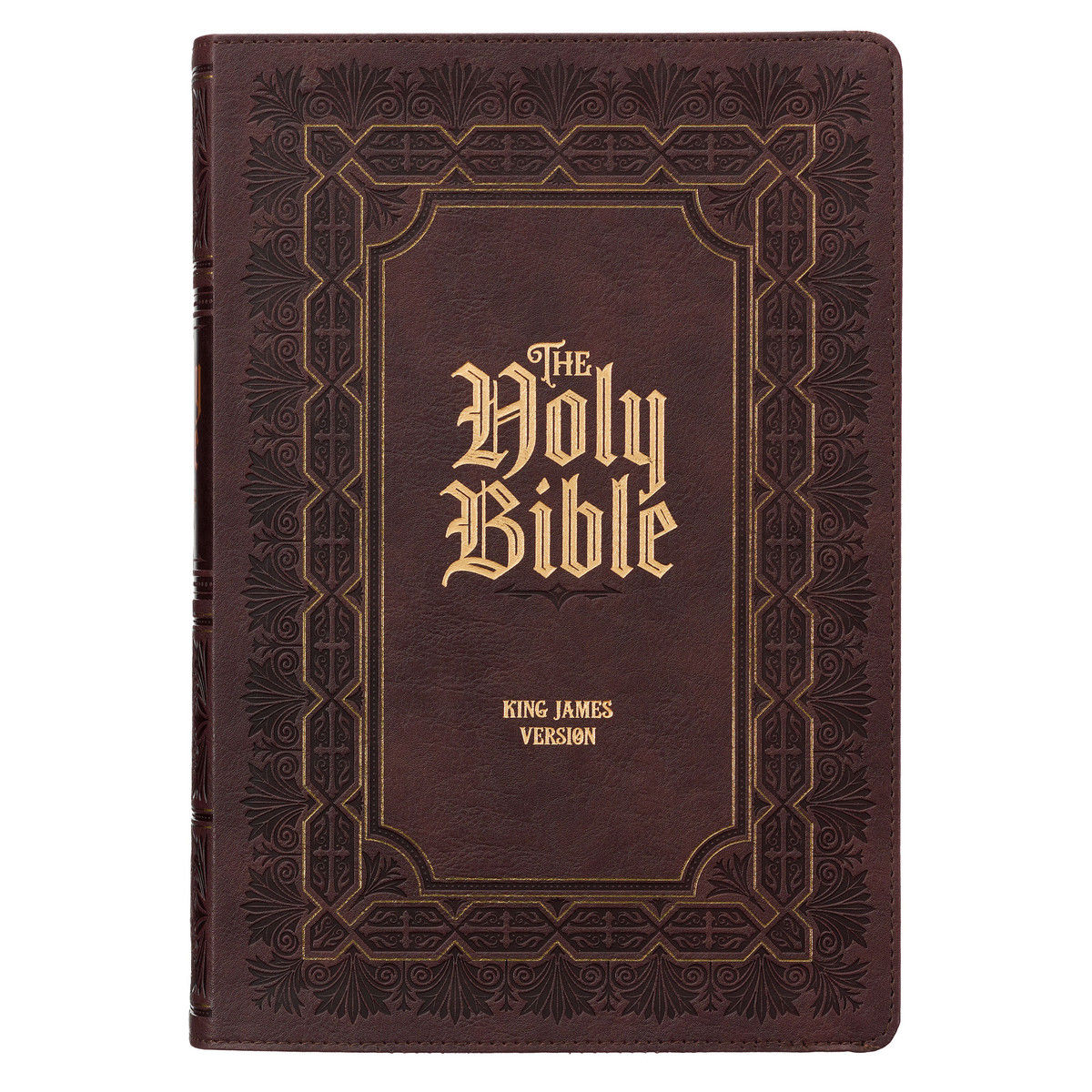 Image of KJV Study Bible LP Faux Leather, Dark Brown
