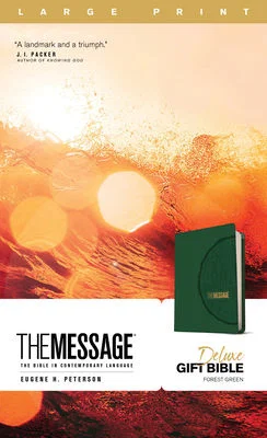 The Message Bible : The Bible in Contemporary Language - Large Print