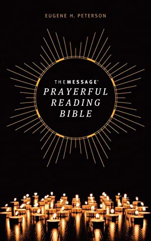 The Message Prayerful Reading Bible -Hardcover
