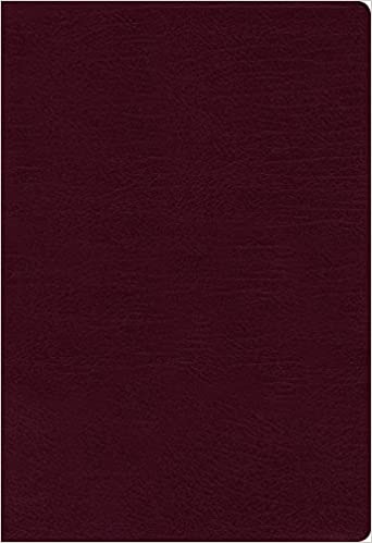 NASB, Thinline Bible, Large Print, Bonded Leather, Burgundy, 1995