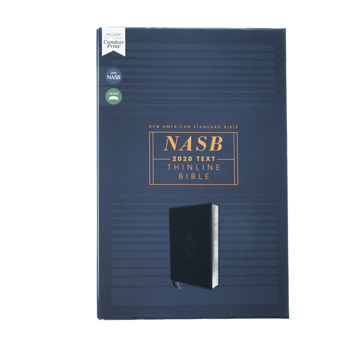 NASB 2020 Thinline Bible, Comfort Print--soft Leather-look, Black