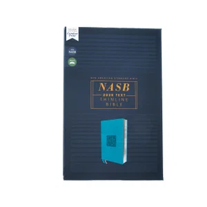 NASB 2020 Thinline Bible, Comfort Print--Soft Leather-look, Teal
