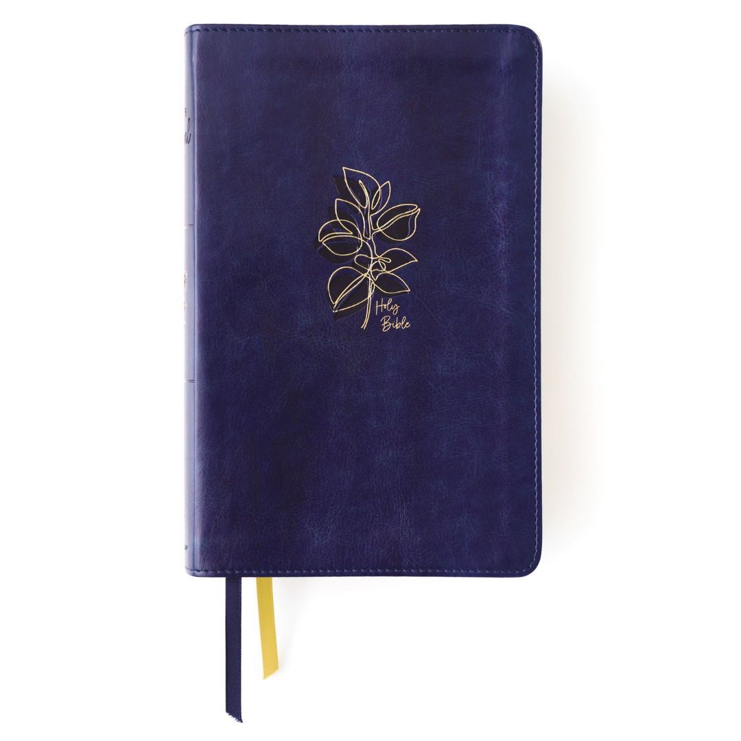NIV,  Women's Devotional Bible, Leathersoft, Navy, Comfort Print