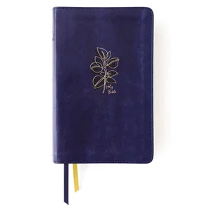 NIV, Women's Devotional Bible, Leathersoft, Navy, Comfort Print