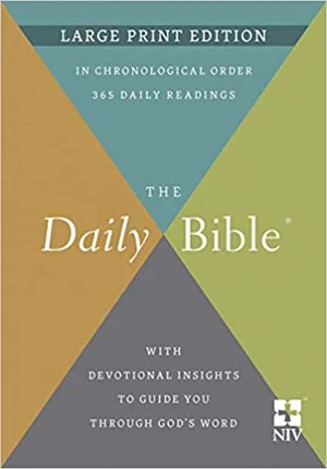 NIV The Daily Bible Large Print Edition -365 Daily Readings