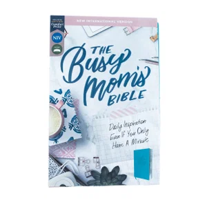 NIV The Busy Mom's Bible -Comfort Print-Teal Leathersoft