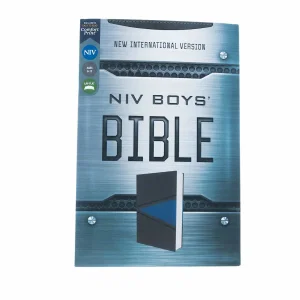 NIV, Boys' Bible, Leathersoft, Grey/Blue, Comfort Print