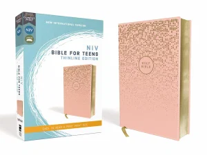 NIV, Bible for Teens, Thinline Edition, Leathersoft, Pink