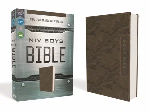 NIV, Boys' Bible, Leathersoft, Brown Camo
