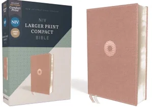 NIV Larger Print Compact Leathersoft Pink Bible