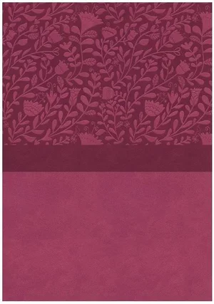 NIV Super Giant Print Reference Bible, Leathersoft, Pink