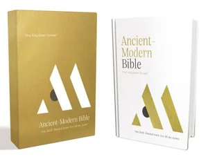 NKJV Ancient-Modern Bible, Hardcover - Comfort Print