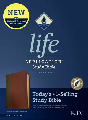 KJV Life Application Study Bible, Third Edition, Large Print