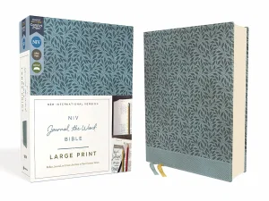 NIV Journal the Word Bible, LP , Teal, Red Letter