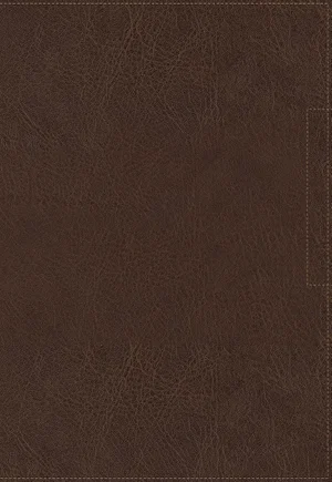 NVI Santa Biblia, Palabra de Aliento, Leathersoft, Café, Interior a DOS Colores