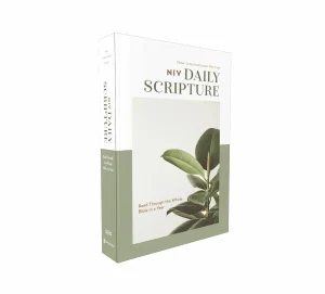 NIV Daily Scripture, Paperback White/Sage