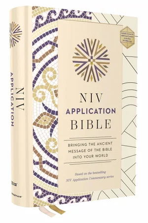 NIV Application Bible, Hardcover, Multi-Cream,