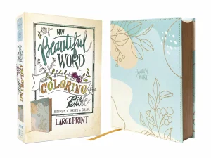 Beautiful Word Colouring Bible, Large Print, Leathersoft Over Board, Teal