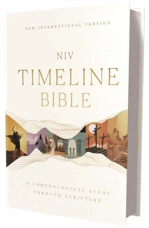 NIV Timeline Bible, Hardcover, Red Letter, Comfort Print: A Chronological Study