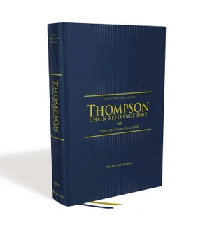 NIV Thompson Chain Reference Bible, Hardcover, Navy