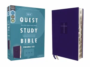 NIV Personal-Size Quest Study Bible, Comfort Print - Leather-look,