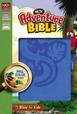 NKJV Adventure Bible -Ocean Blue DuoTone