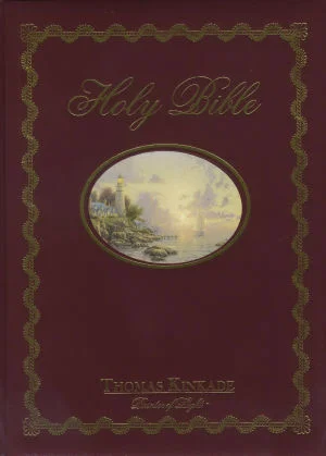 NKJV Lighting the Way Home Family Bible Burgundy Hardcover
