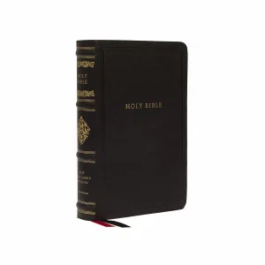 NKJV Personal Size Reference Bible, Sovereign Collection, Leathersoft, Black
