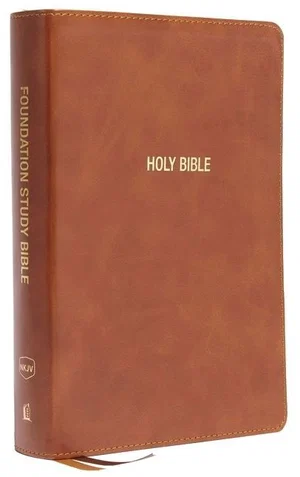 NKJV Foundation Study Bible, Large Print - Brown