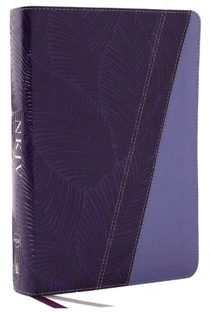 NKJV Study Bible, Leathersoft, Purple, Full-Colour, Comfort Print