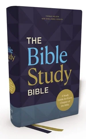 NKJV The Bible Study Bible, Hardcover, Comfort Print