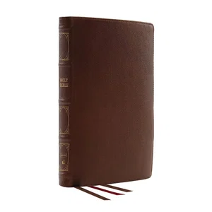 NKJV Reference Bible, Classic Verse-By-Verse, Centre-Column, Genuine Leather