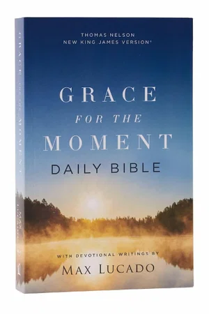 NKJV , Grace for the Moment Daily Bible, Softcover, Comfort Print