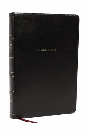 NKJV Super Giant Print Reference Bible Black Leathersoft