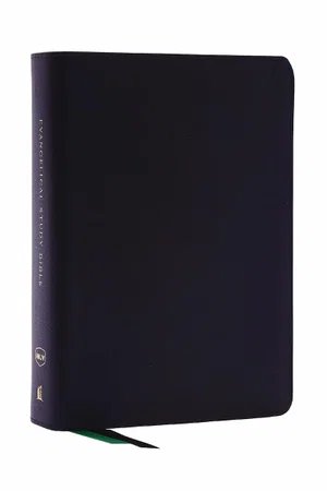 NKJV Evangelical Study Bible Black Bonded Leather Indexed