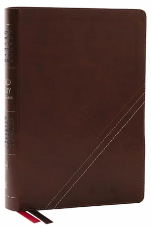 NKJV Word Study Reference Bible Brown Leathersoft- o/s indefinitely