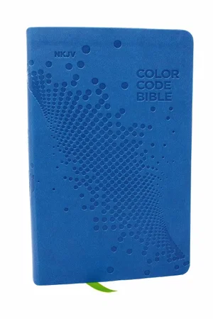 NKJV Colour Code Bible for Kids Blue Leathersoft